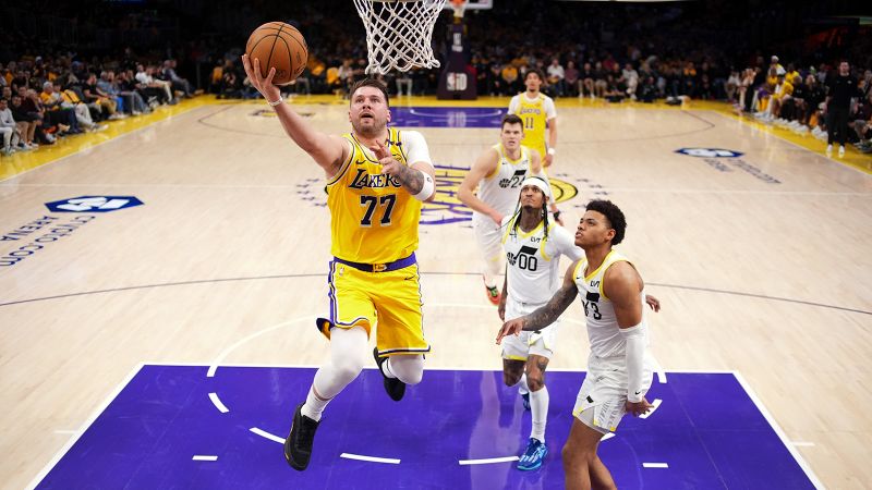 Los Angeles Lakers cruise to win over Utah Jazz in Luka Dončić’s highly anticipated debut | CNN