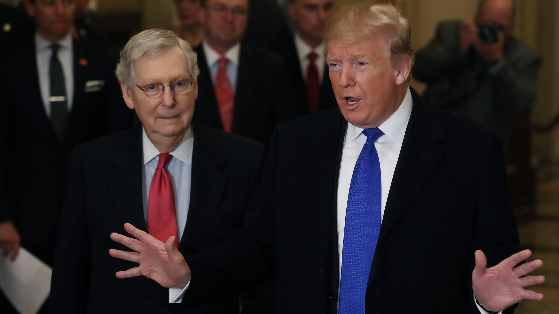 Mitch McConnell warns Trump trade war, tariffs will raise prices