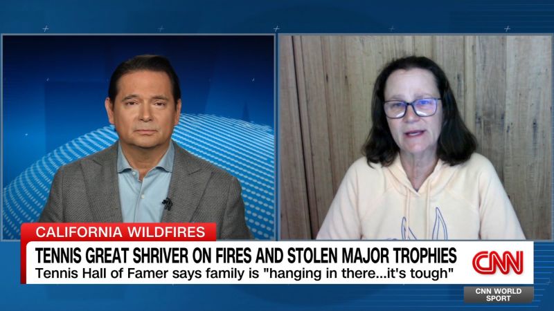 Tennis great Pam Shriver on fires and stolen major trophies | CNN