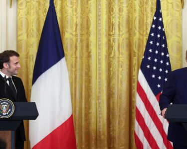 Trump, Emmanuel Macron hold press conference