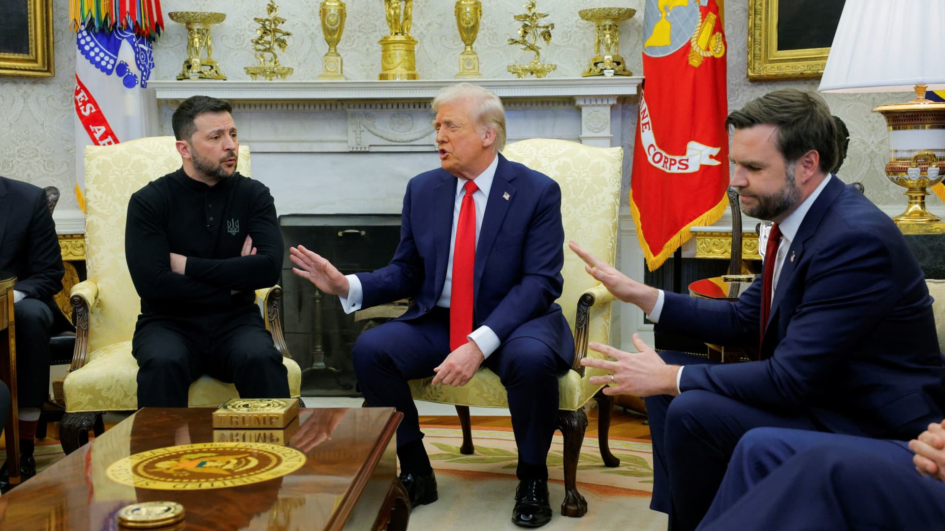 Trump, Vance and Zelenskyy clash at White House Ukraine meeting