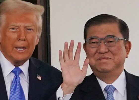 Trump and Japanese prime minister hold press conference